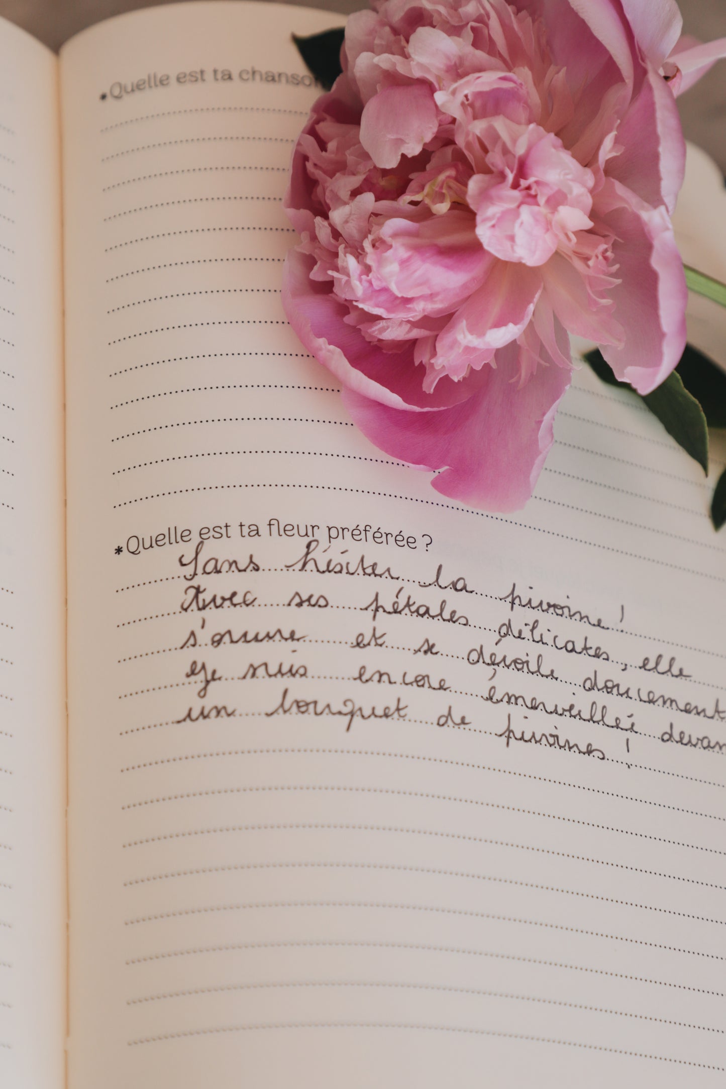 Carnet de transmission "Personne précieuse"