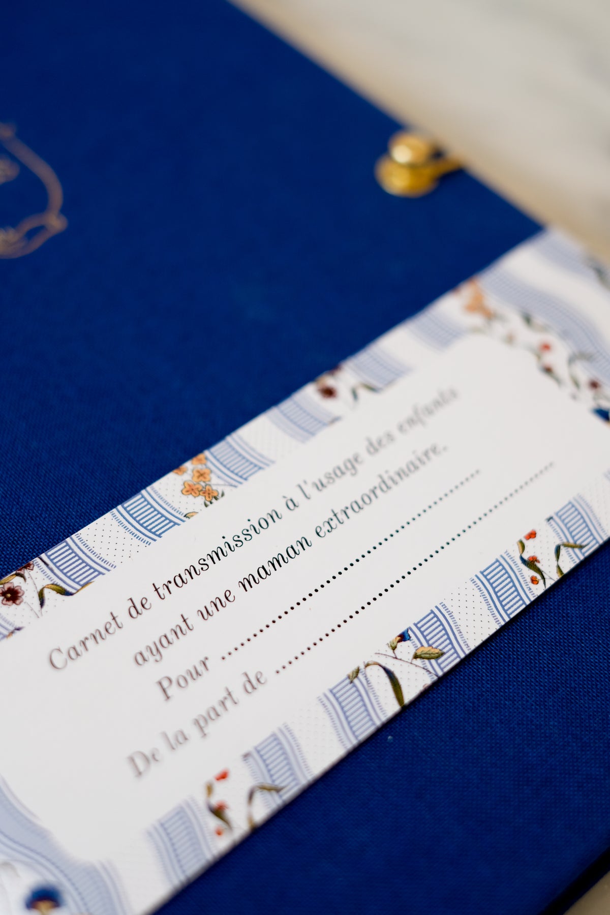 Carnet de transmission Maman